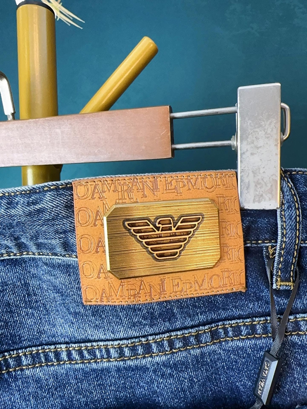 ブランドジーンズ細部ディテール